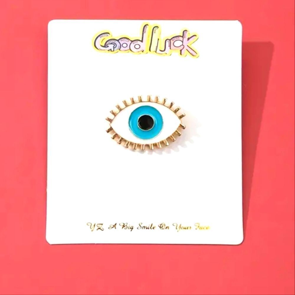 Evil Eye protection, good luck pin.
